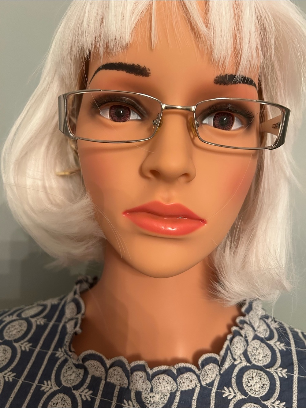 Humphrey’s Silver Rectangular Women’s Eyeglasses